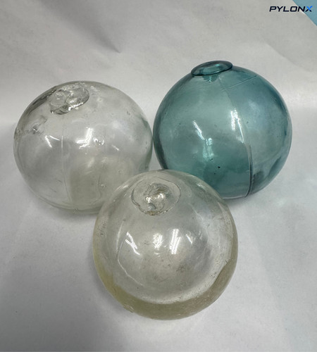 Vintage glass fishing - glass, floats