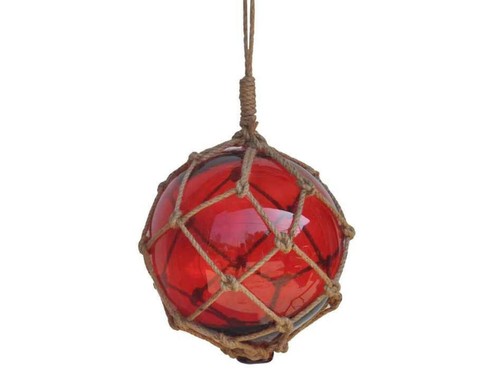 Red japanese glass - red,