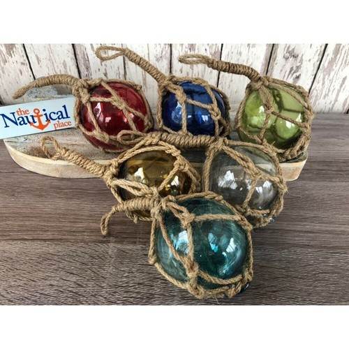 Glass fishing floats w - 3",