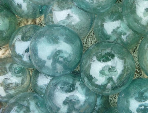 Japanese glass fishing - fishing, floats