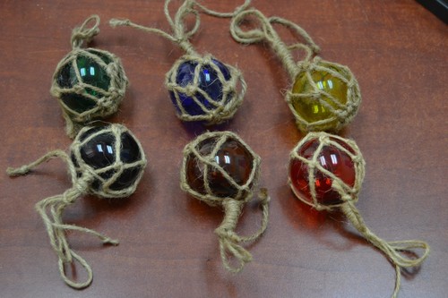 Pcs reproduction glass float - 5,
